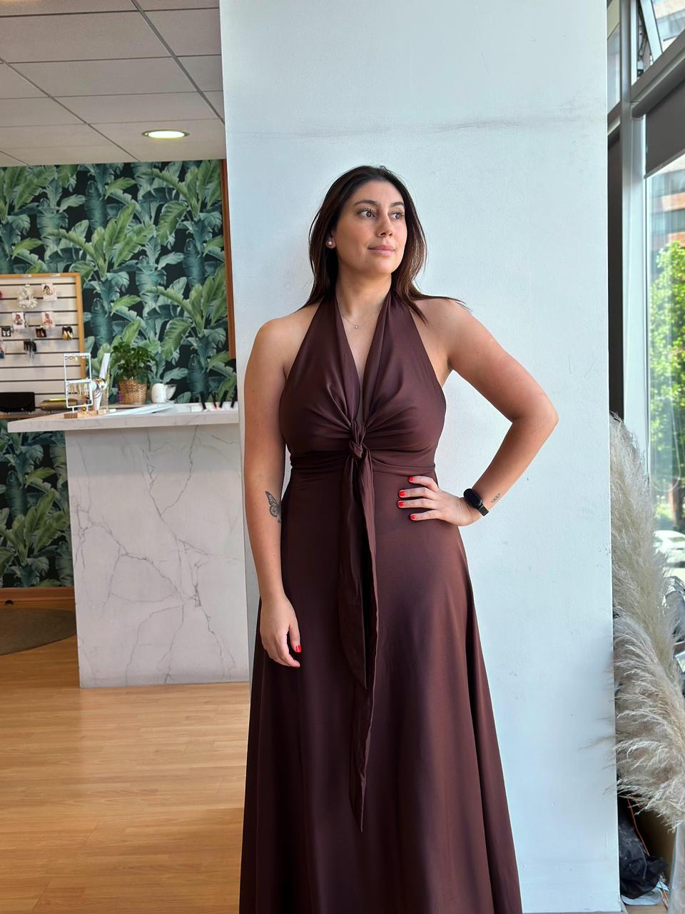 Vestido Luciana - Café Chocolate