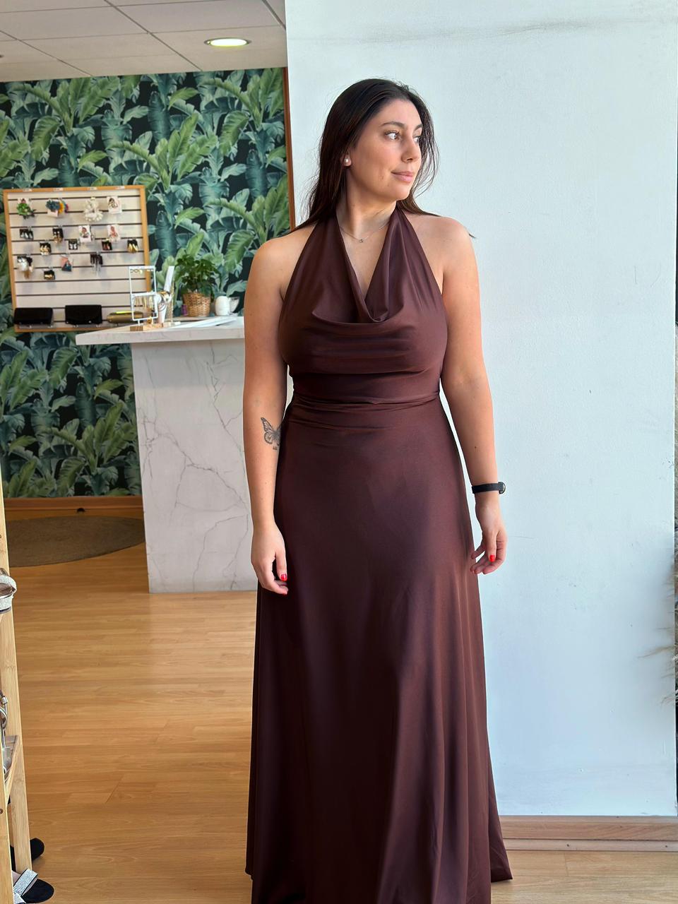 Vestido Luciana - Café Chocolate