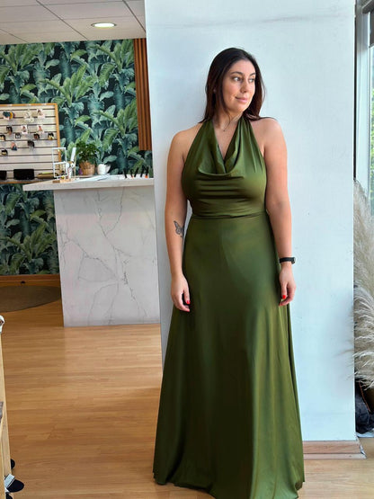 Vestido Luciana - Verde Oliva