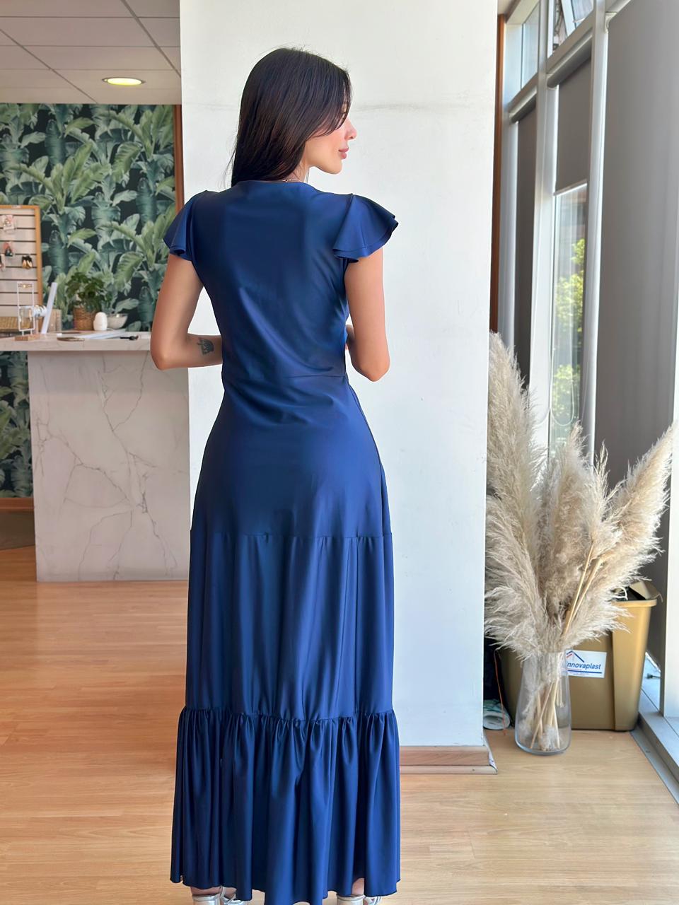 Vestido Lupe - Azul Marino