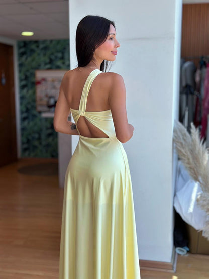 Vestido Nerea - Amarillo Pastel