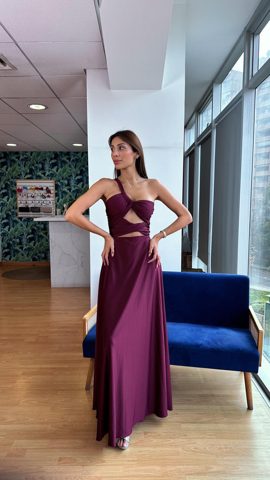 Vestido Nerea Burdeo