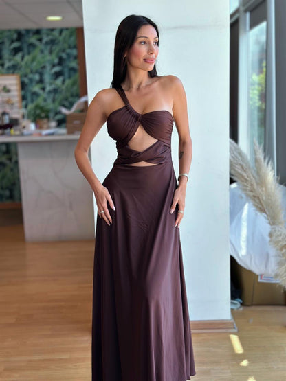 Vestido Nerea - Café Chocolate