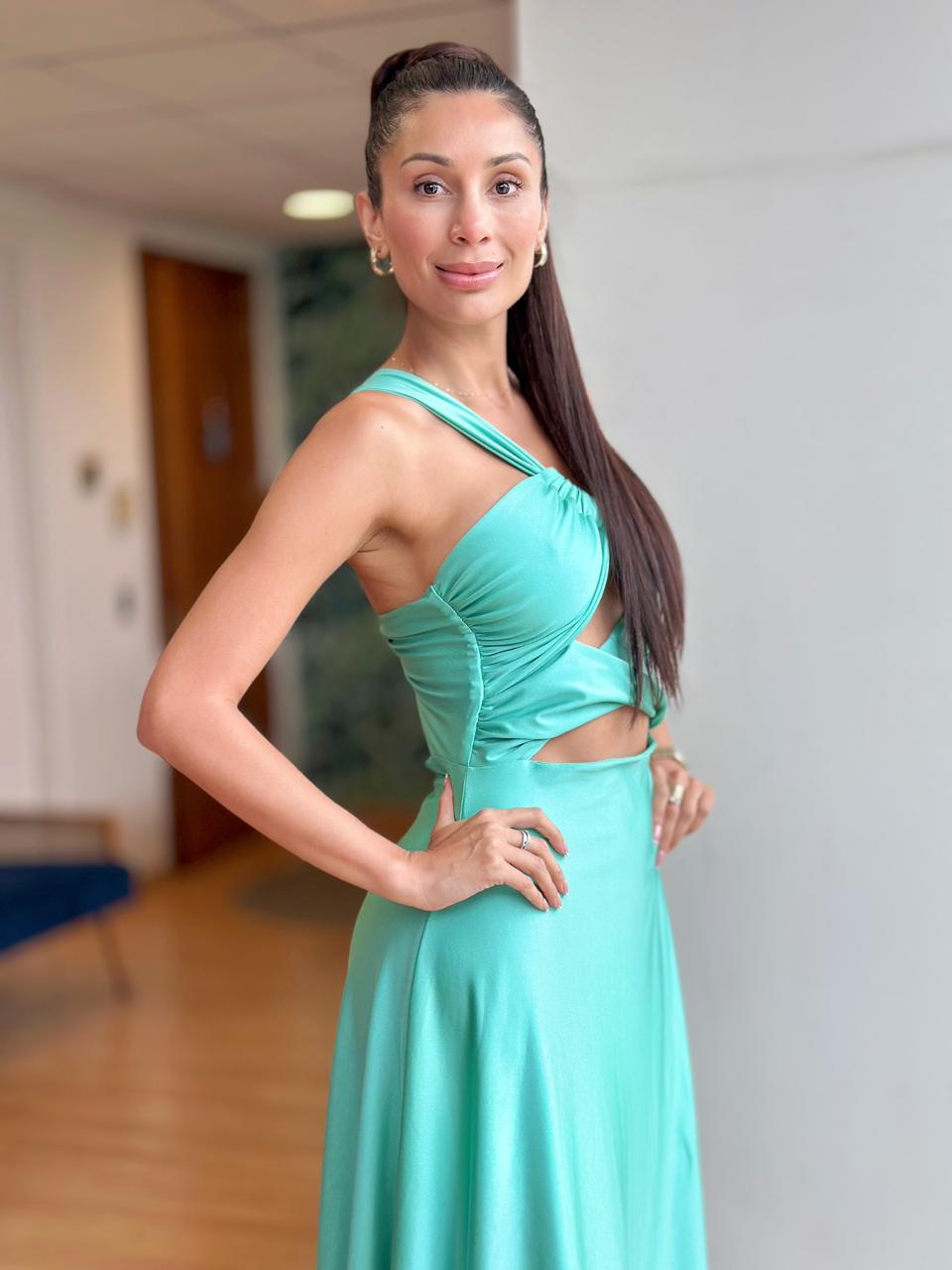 Vestido Nerea - Verde Agua