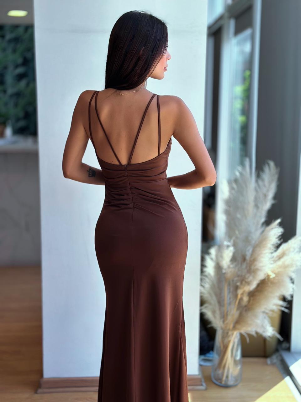 Vestido Toledo - Café