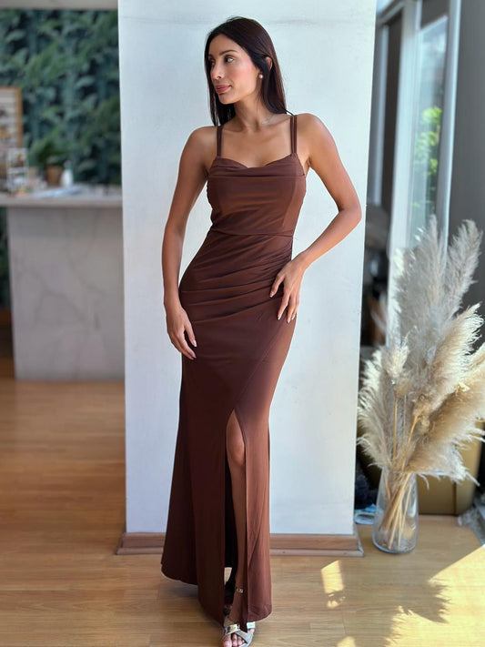 Vestido Toledo - Café