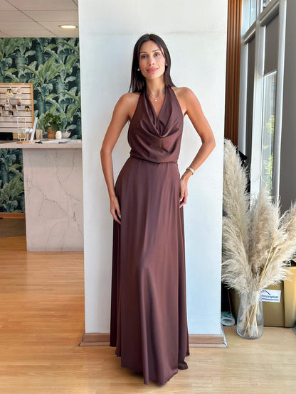Vestido Luciana - Café Chocolate