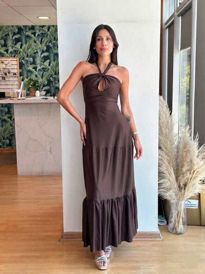 Vestido Asunción - Café Chocolate