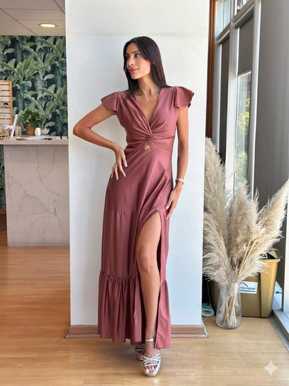 Vestido Lupe - Rosa Viejo