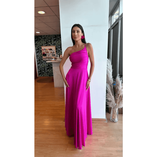 Vestido Mila Fucsia - Cathalea