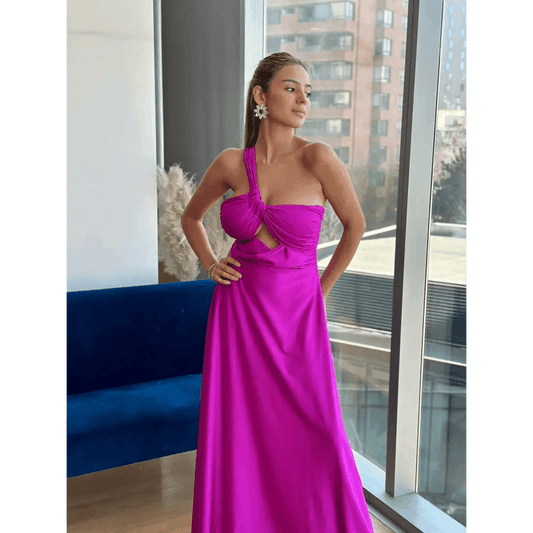 Vestido Nerea Magenta - Cathalea