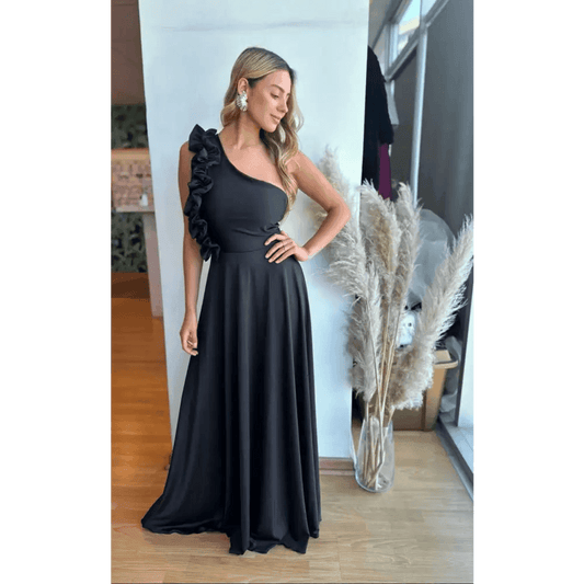 Vestido Pilar Negro - Cathalea