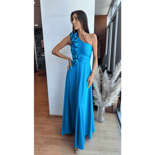 Vestido Pilar Turquesa - Cathalea