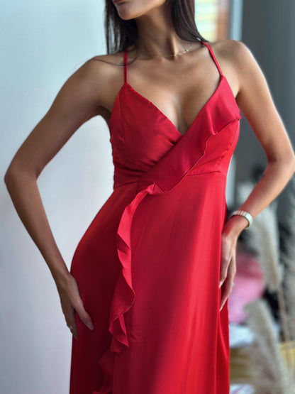Vestido Cristina - Rojo