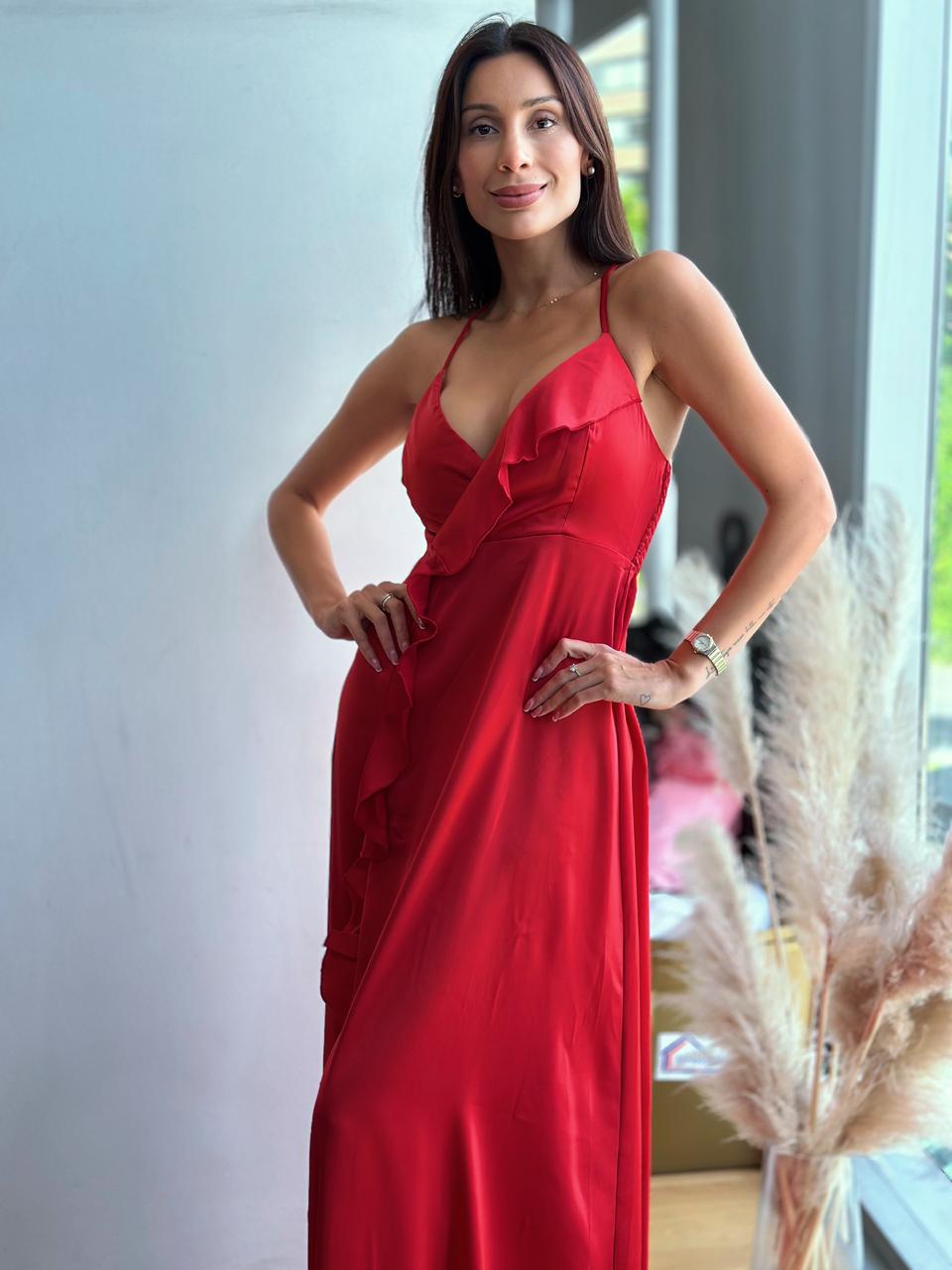 Vestido Cristina - Rojo
