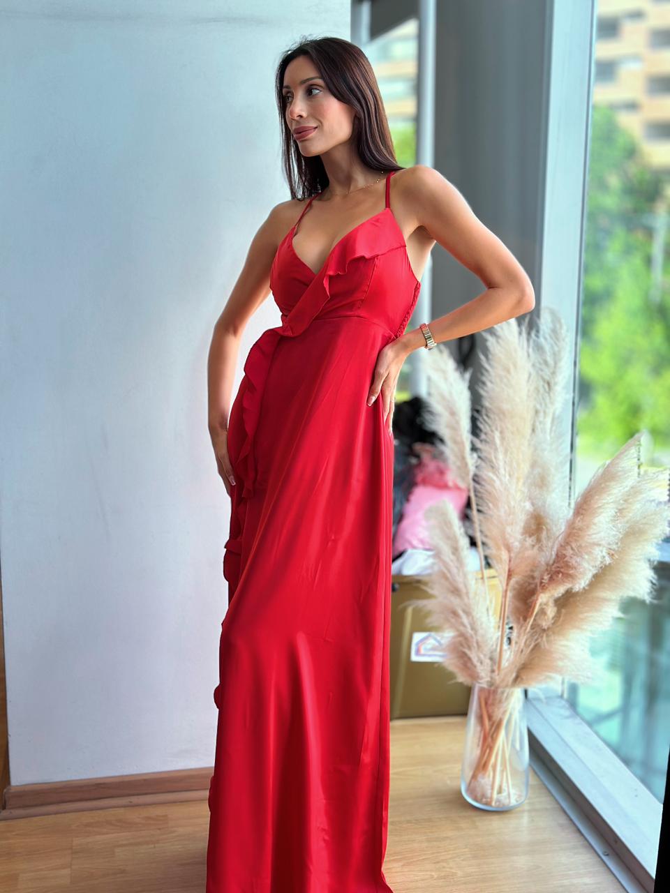 Vestido Cristina - Rojo