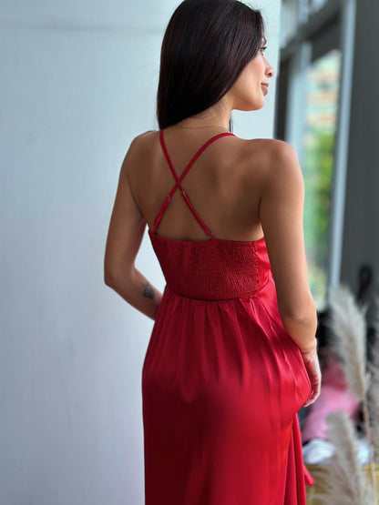 Vestido Cristina - Rojo