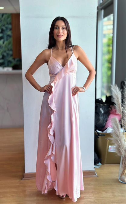 Vestido Cristina - Rosa Pastel