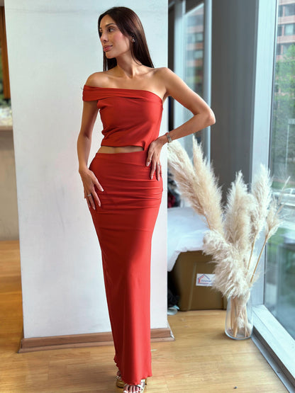 Vestido Giselle - Ladrillo