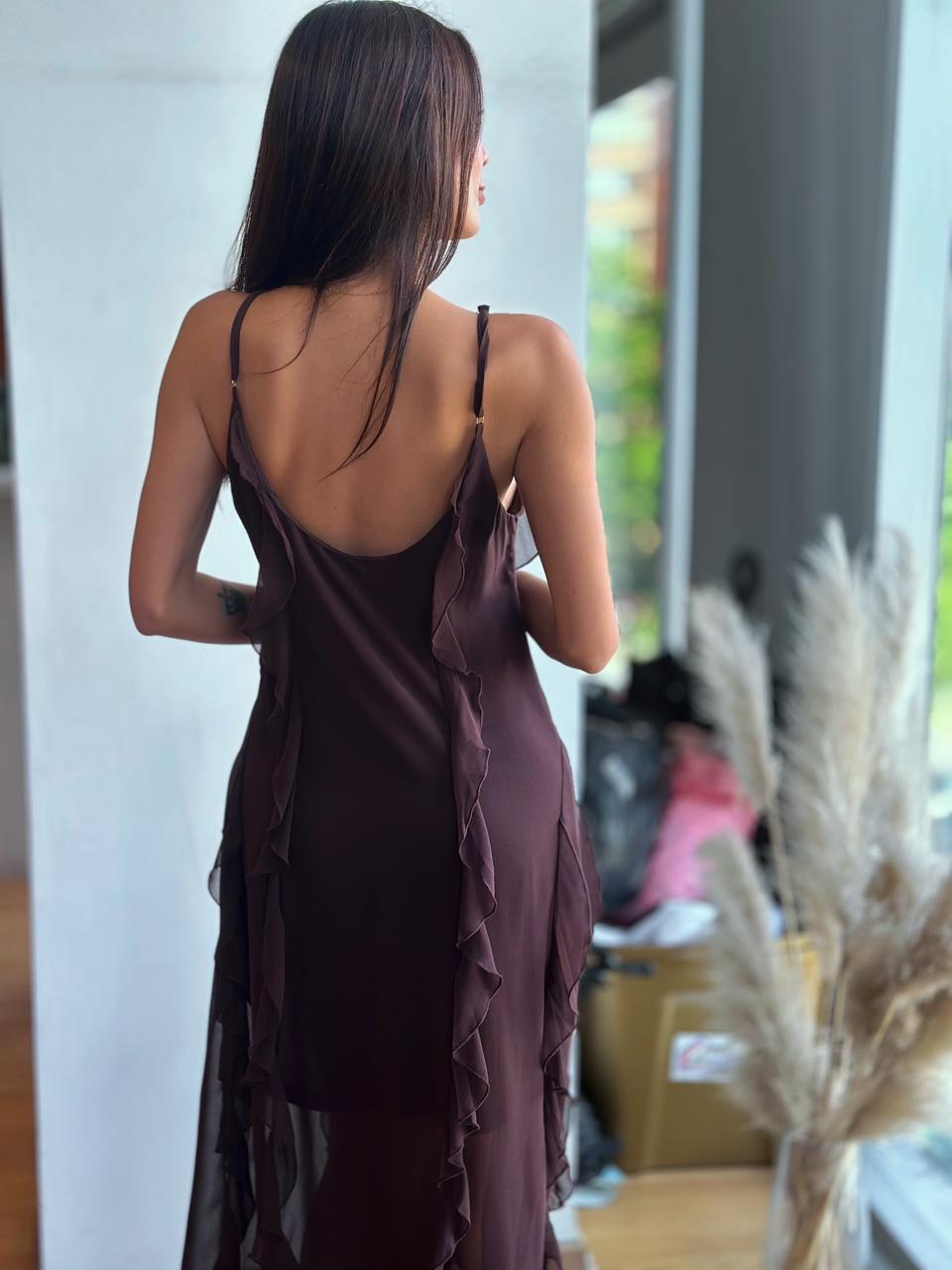 Vestido Luciana - Café Chocolate