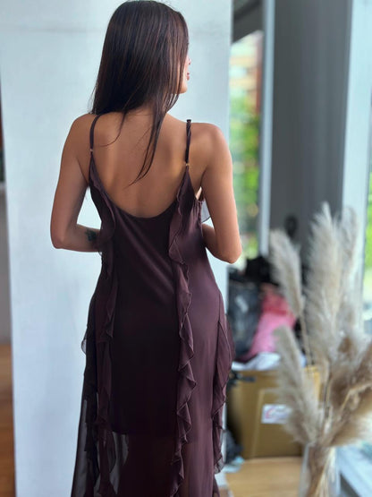 Vestido Luciana - Café Chocolate